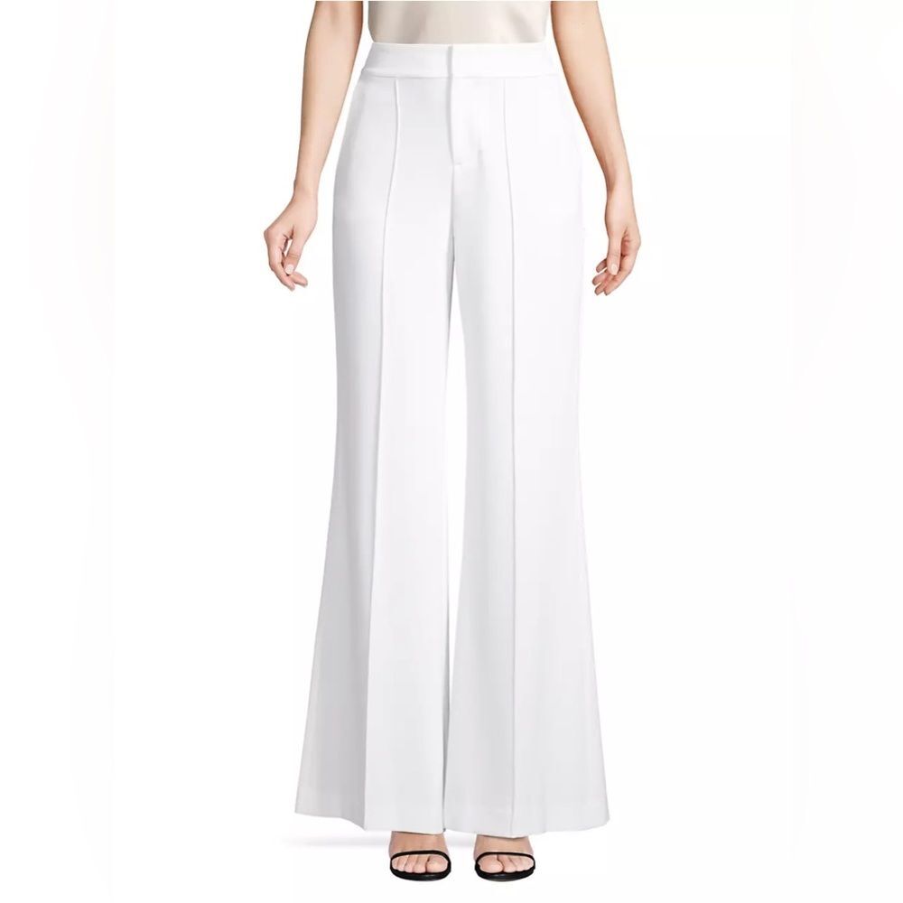 Alice + Olivia Dylan High-Waist Wide-Leg Pants, NWT, Size 6 - Picture 2 of 3